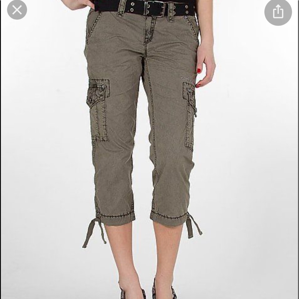 Rock Revival “Slate”  Cargo Cropped Pants,  Women’s size  27